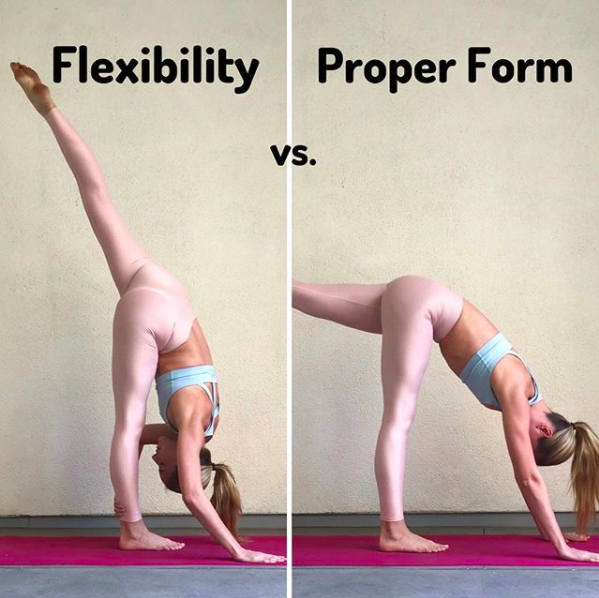 Flexibility vs. Proper Form