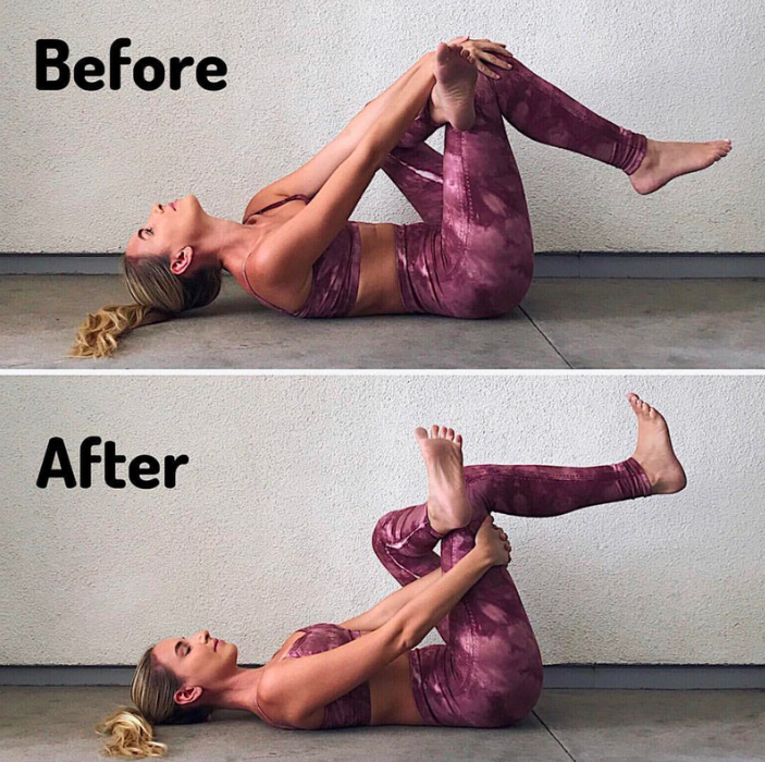 Reclining Pigeon Pose (Supta Kapotanasana)