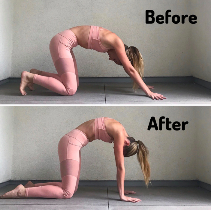 Cat Pose (Marjaiasana)