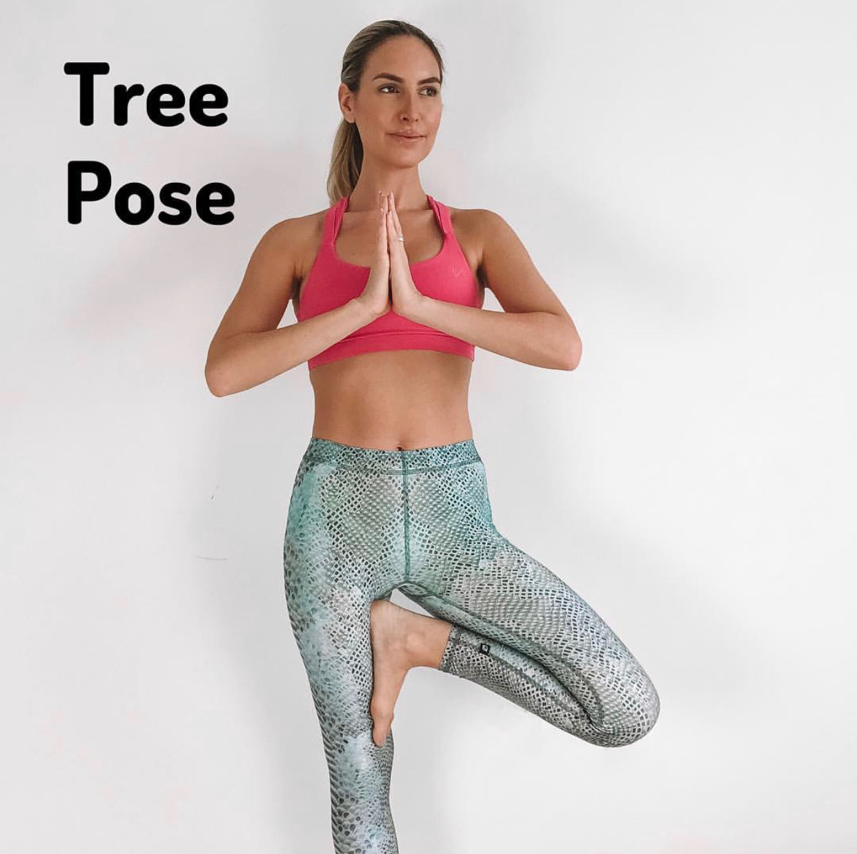 4. Tree Pose x 1 minute each side