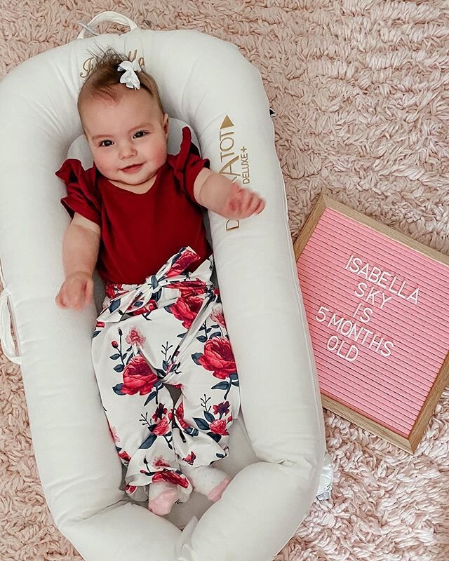 IZZY is 5 months old!!! 🥰👉🏼 The other day my iPhone completely crashed and I lost almost all of my photos and videos from when Izzy was born up until now (my iCloud was full so my phone wasn&rsquo;t backing up - I can only be mad at myself haha! ?