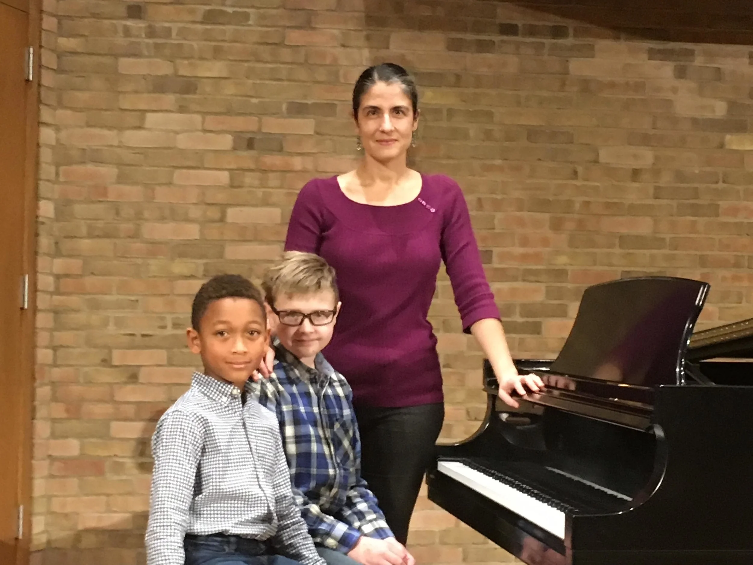 Aaron and John Hill at Collaborative recital Jan. 2018.JPG