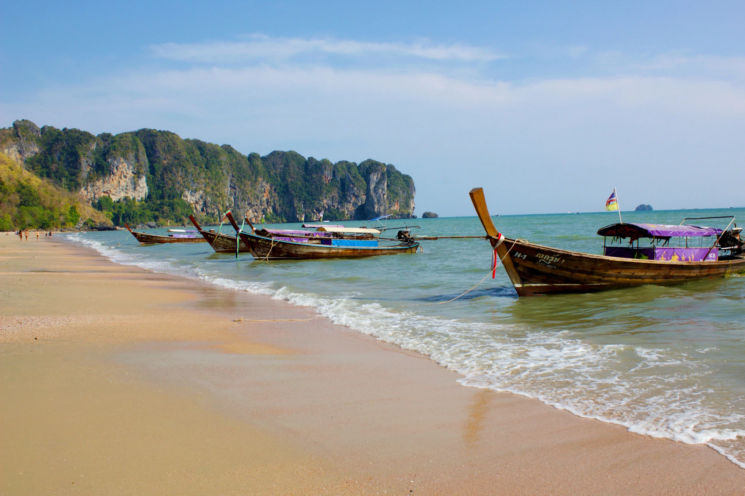 The beach in Ao Nang