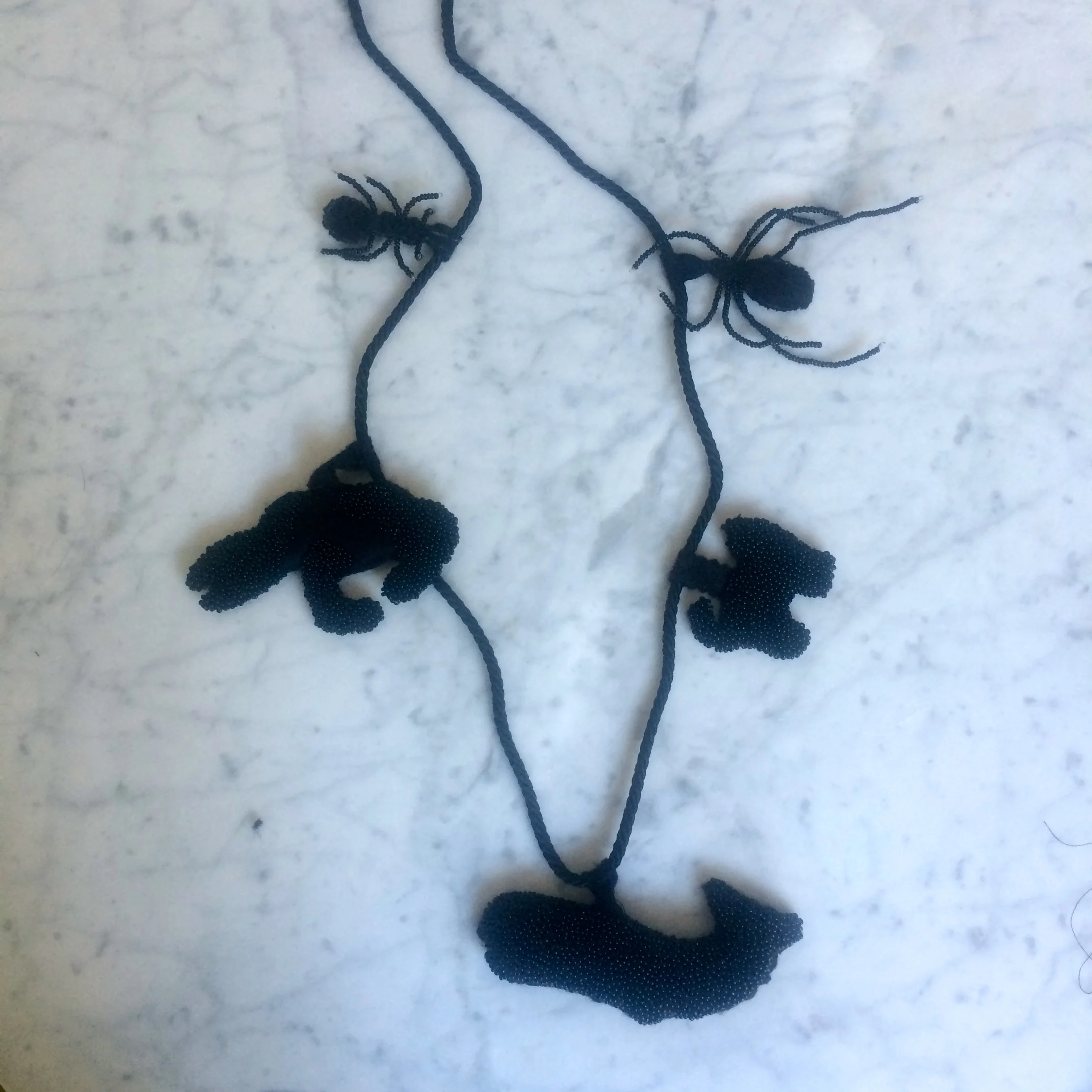 "The witch is b(l)ack" necklace - honorary mention Nature Morte art jewellery contest