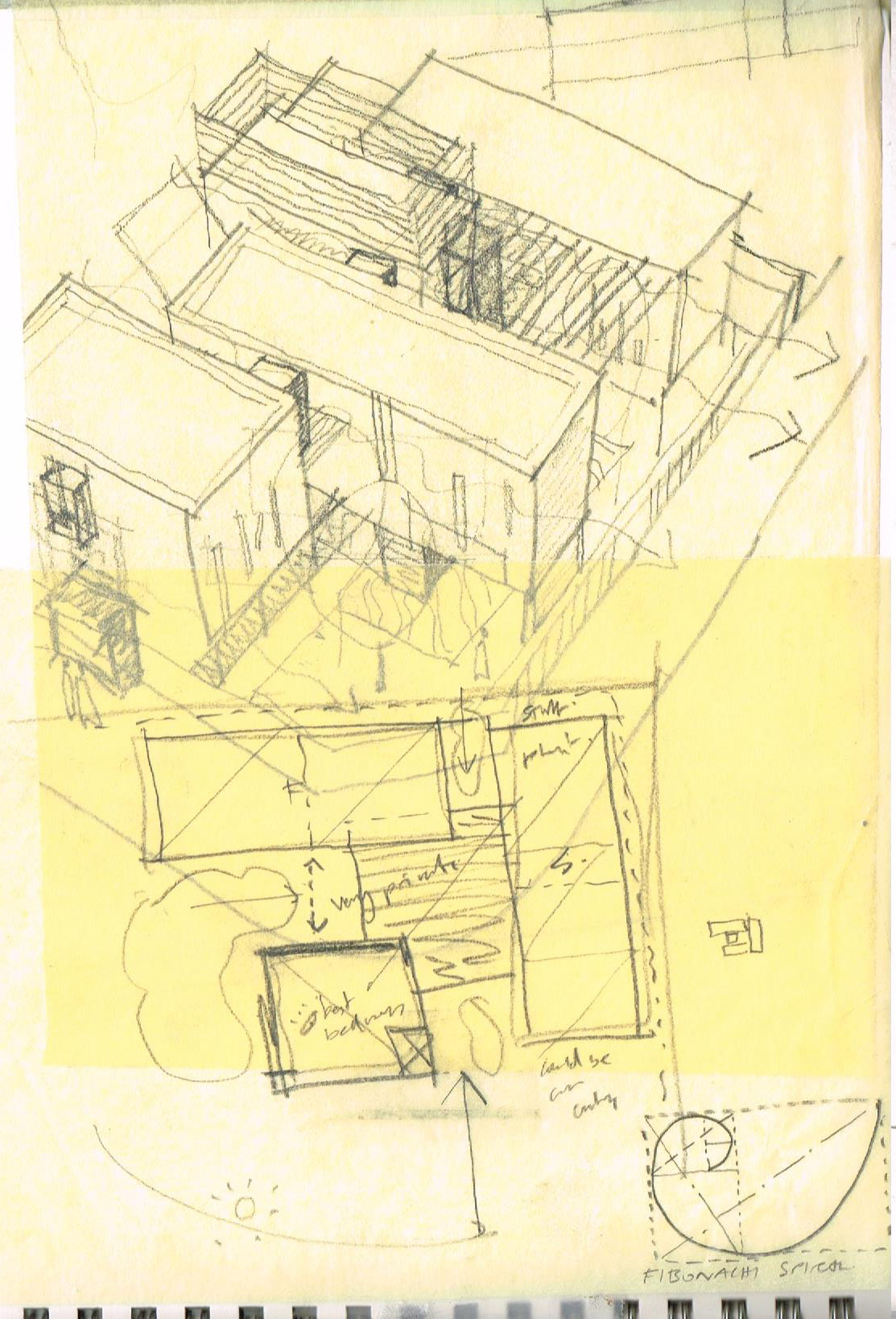 house with courtyards