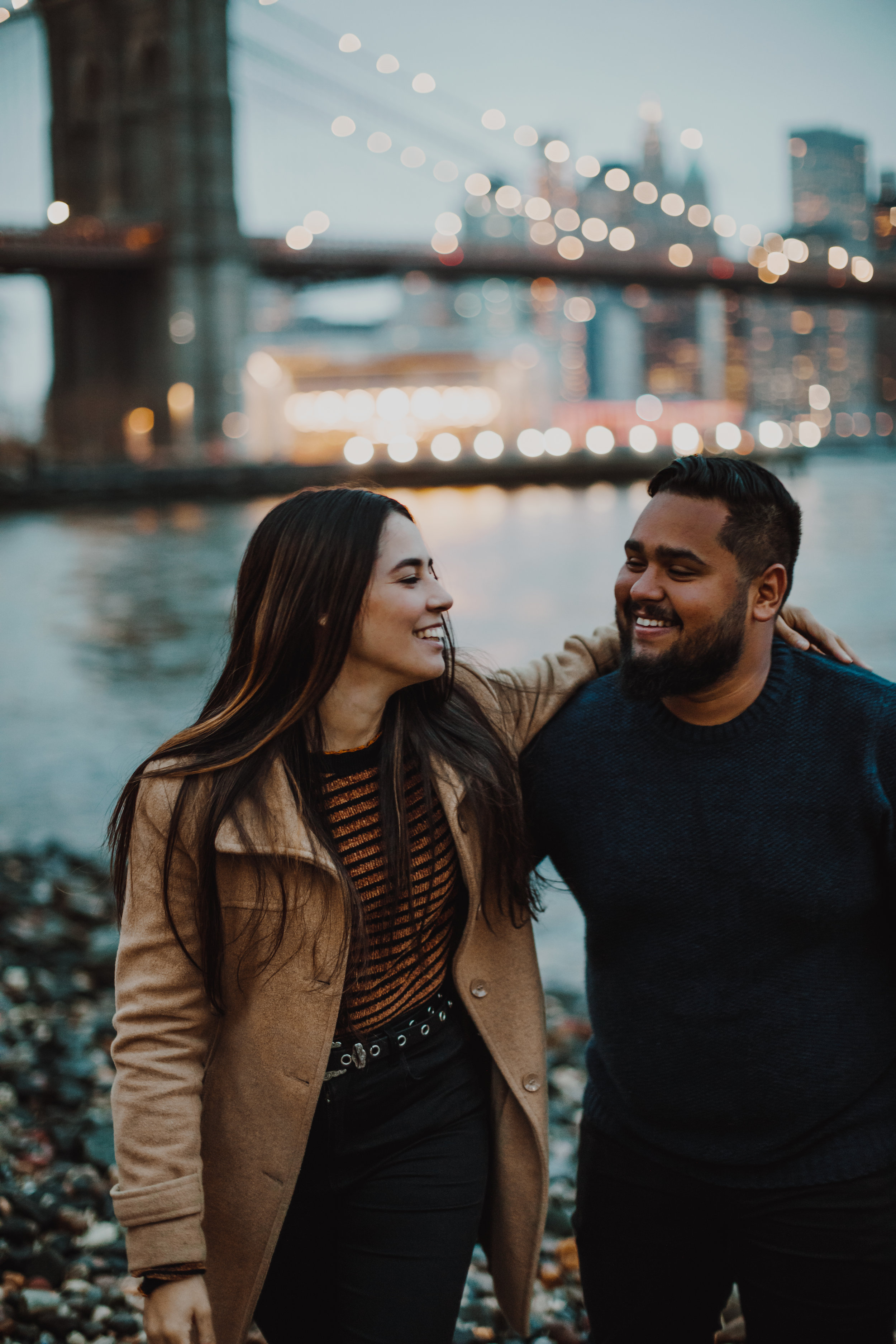 Engagement Photoshoot in Dumbo, Brooklyn by @DaniellePhotographySA