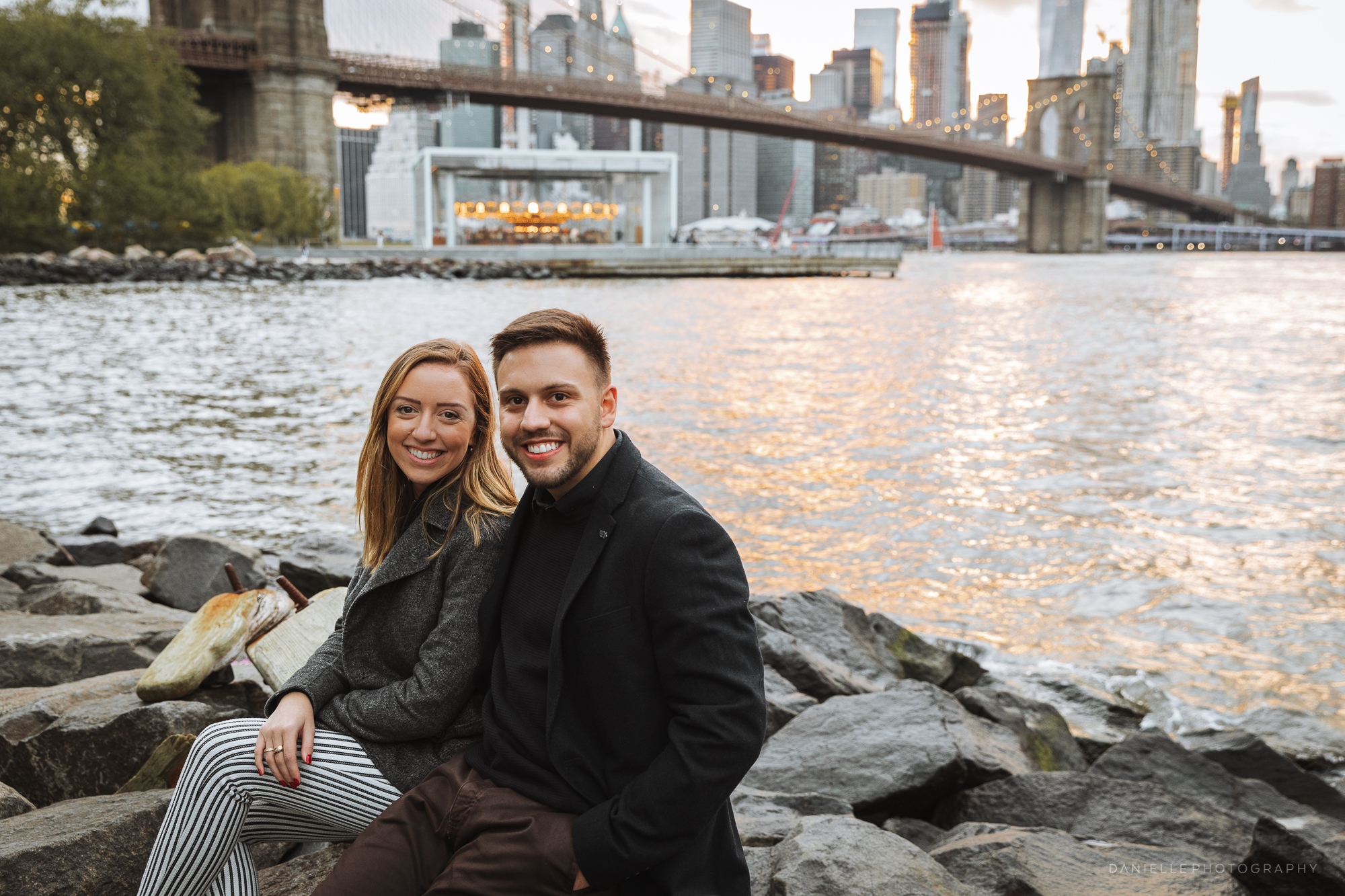 Live proposal in Dumbo, Brooklyn: She said Yes! @DaniellePhotographySa