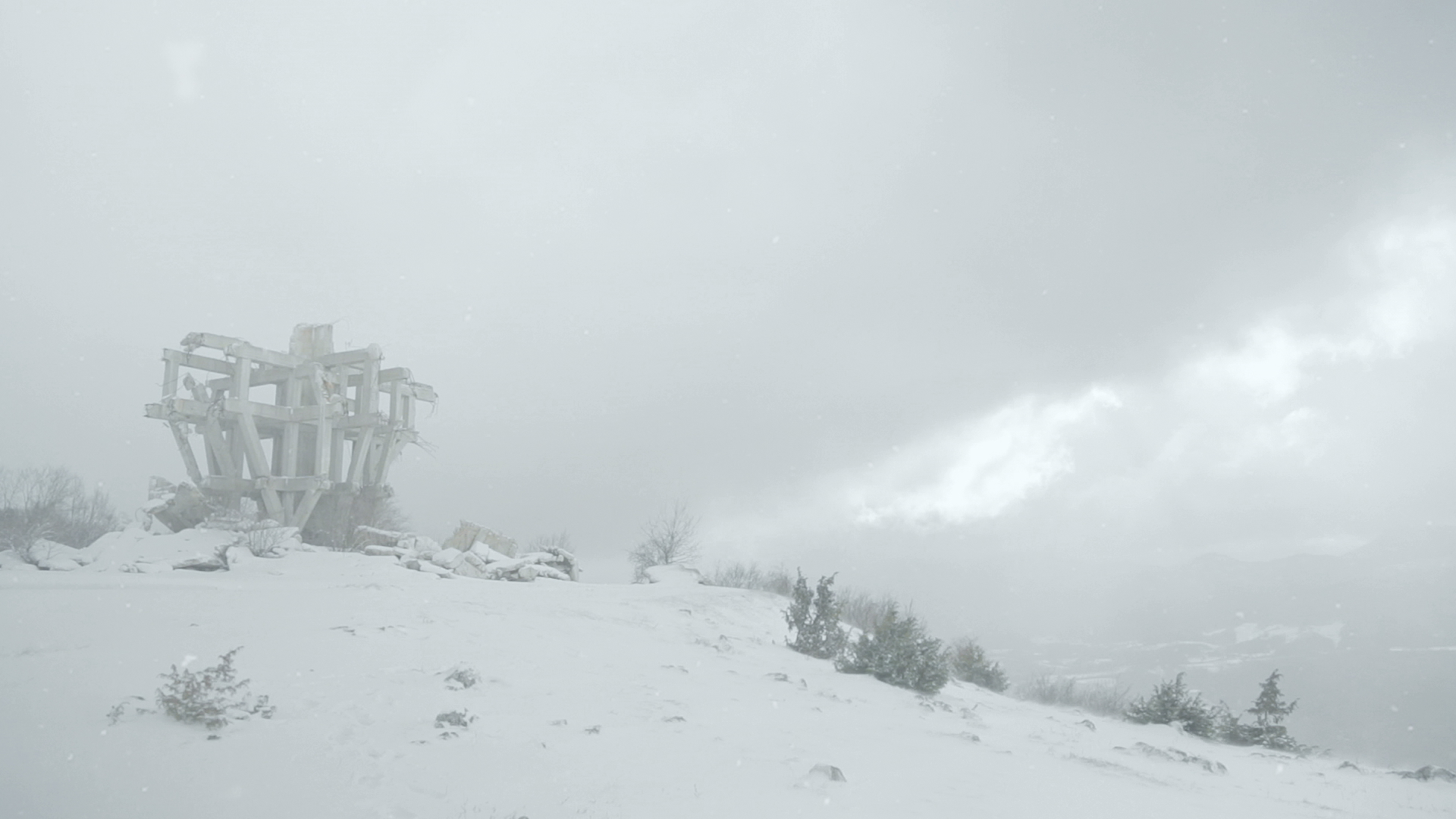 Still from the film Monument by Igor Grubić