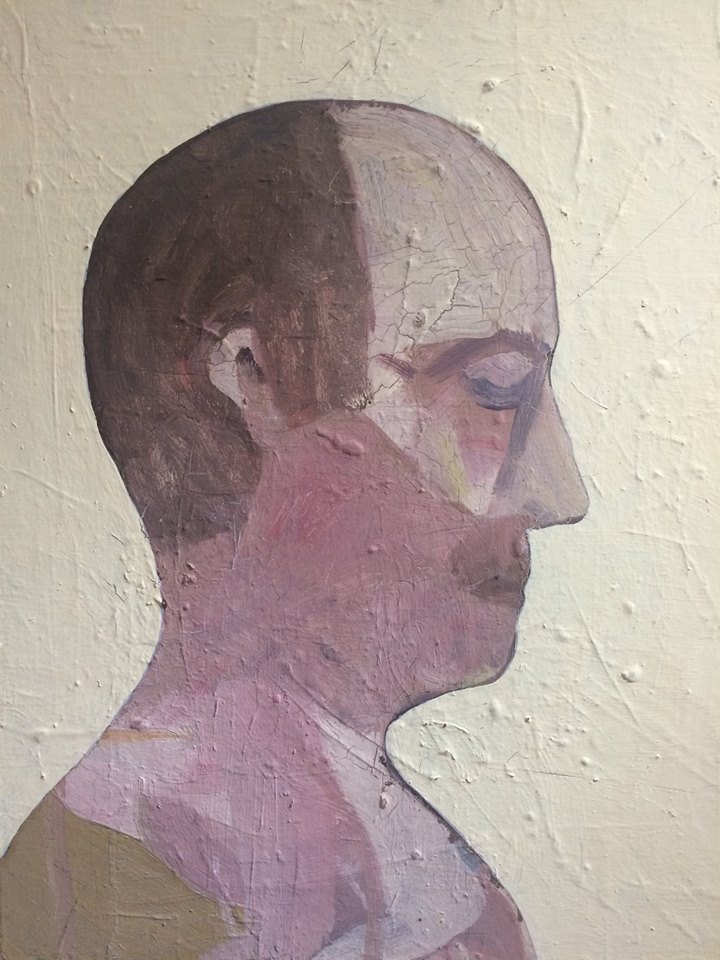 Patrick Hartigan, Charted, 2013, oil on board