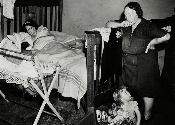 Redfern Interior, 1949, silver gelatin photograph by David Moore