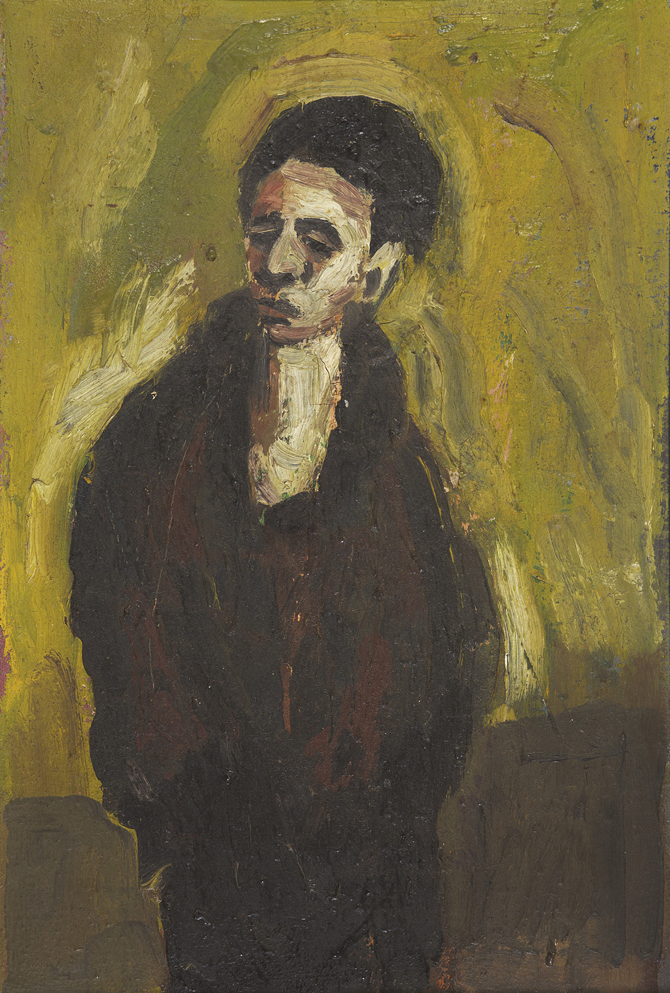 Brett Whiteley, (1939-1992), Figure Of A Young Man 1958, oil on board