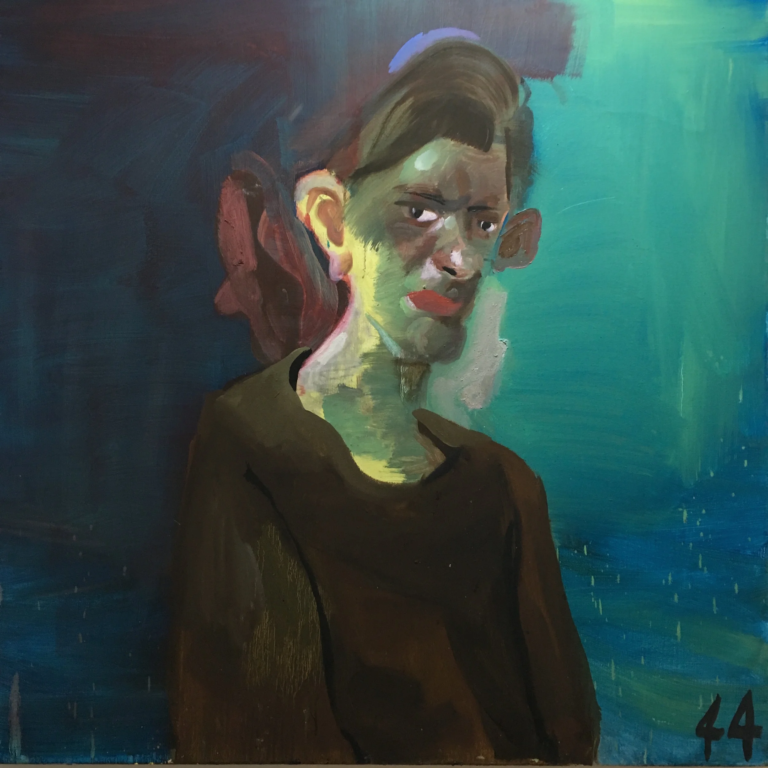 McLean Edwards, Art student#18, 2016, oil on canvas