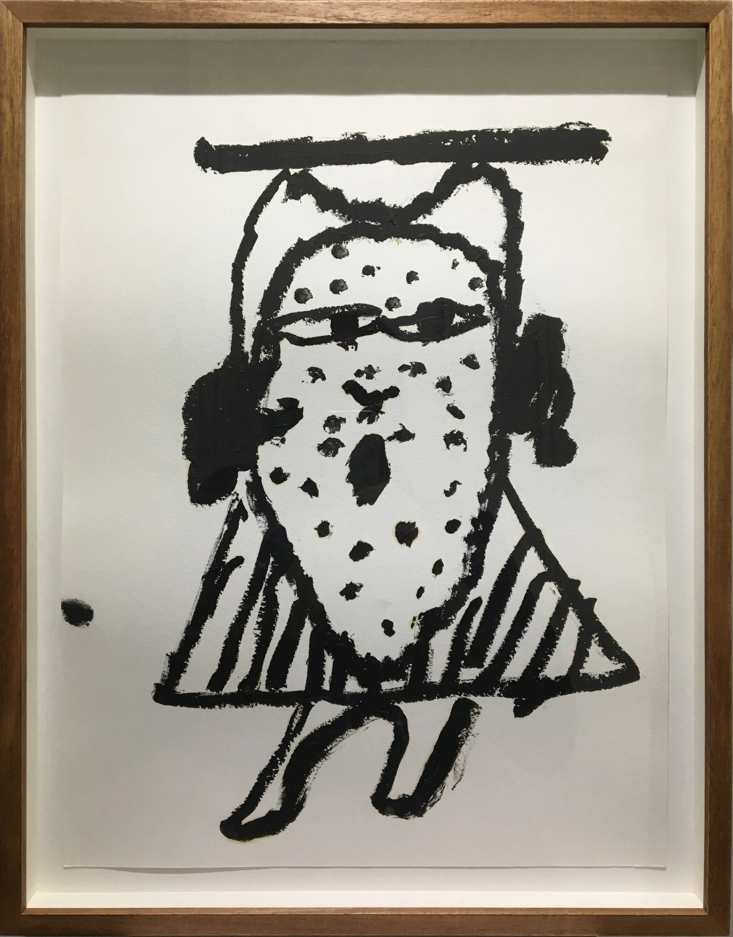 Tom Polo, The Most Elaborate Disguise (15), 2016, oil stick on paper.