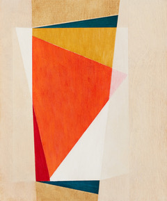 Celia Gullett, Geometric Abstraction XXIV, 2017, oil on panel