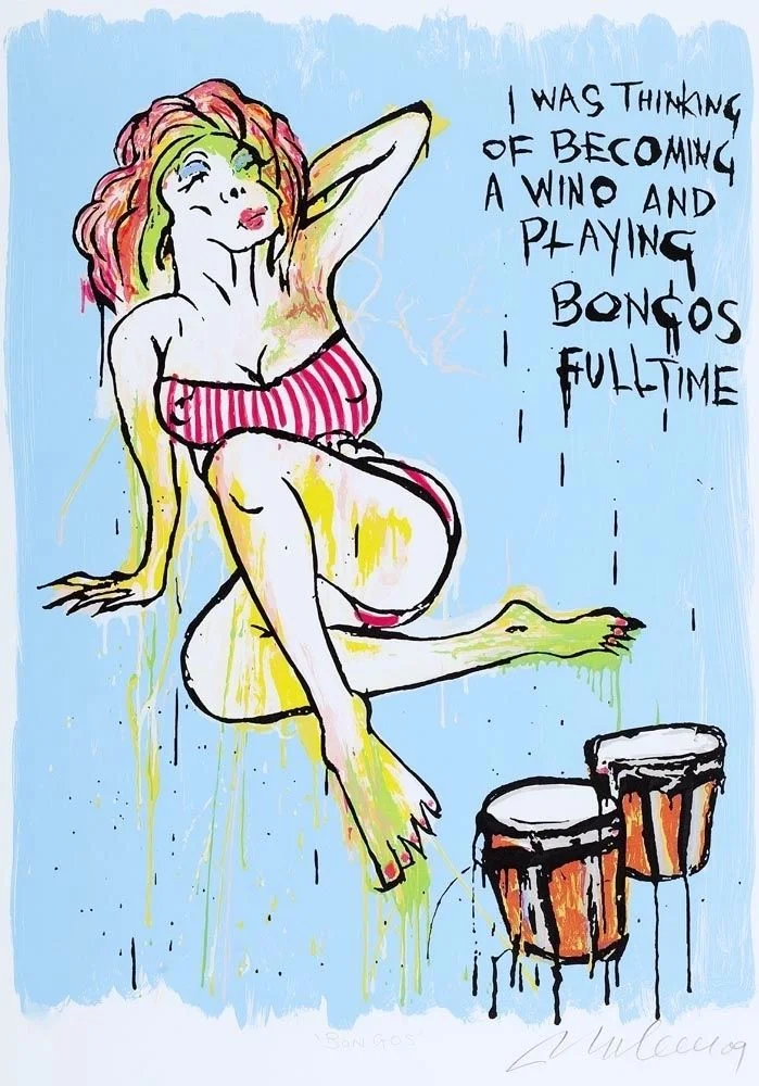 Adam Cullen Bongos, 1999, limited edition screenprint