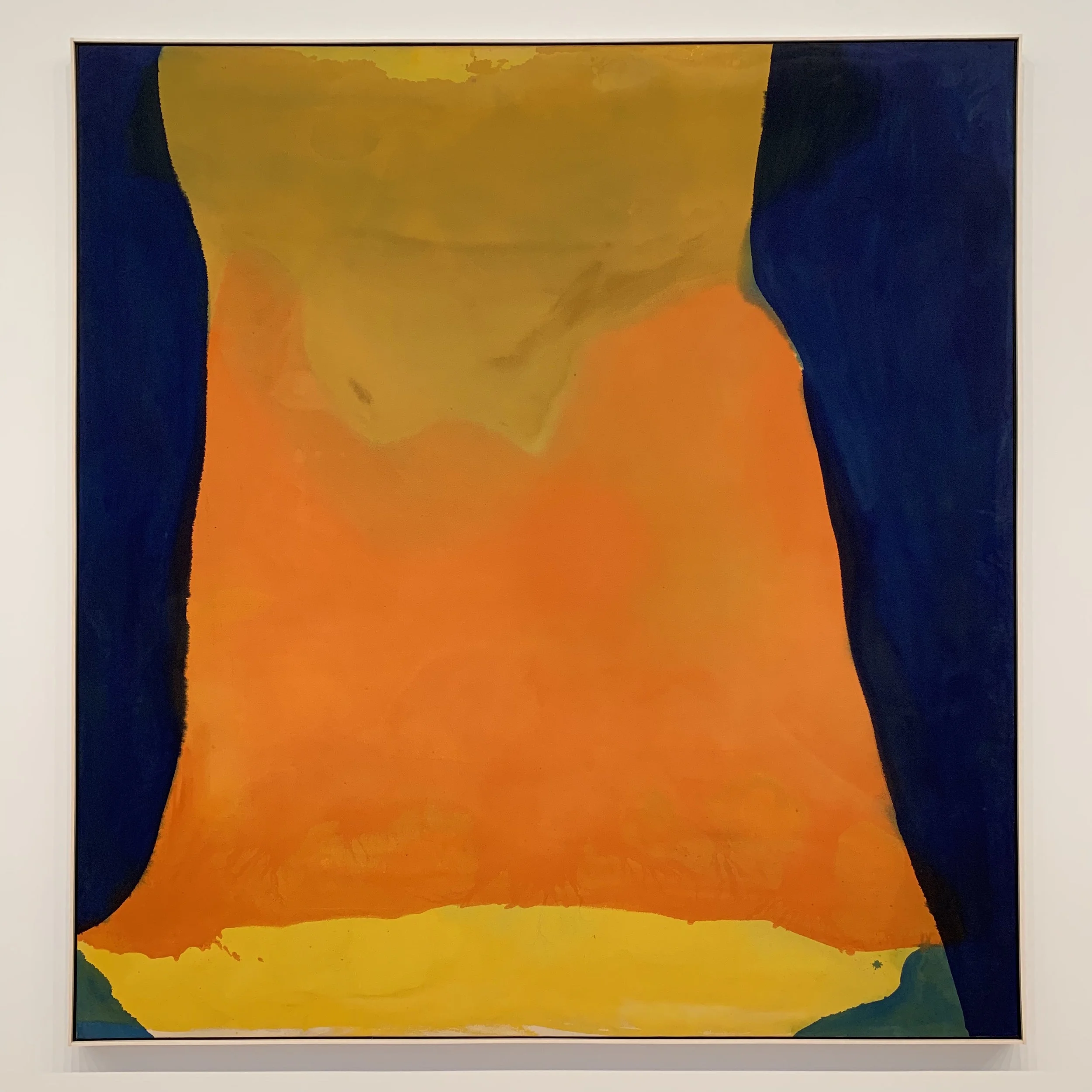 Helen Frankenthaler (1928-2011), Orange Mood, 1966, acrylic on canvas.