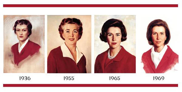 As a fictional character, Betty could be re-styled to represent the new trends of each passing decade.