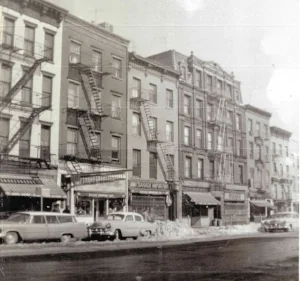Sahadi's in 1958 on Atlantic Avenue in Brooklyn, NYC.