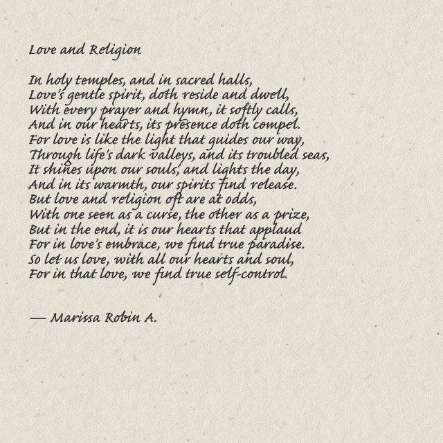  Love And Religion  