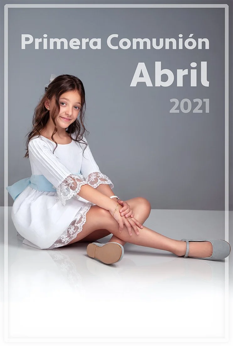 Foto de niña de comunión