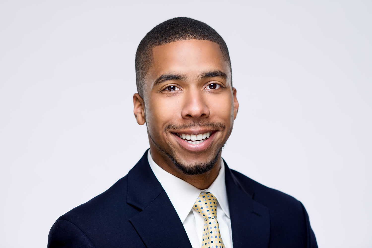 Business Headshot Atlanta Light Gray Sweep