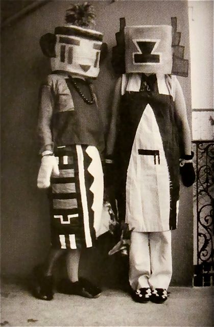 Sophie and Erika Taeuber (Hopi Indian Costumes) 