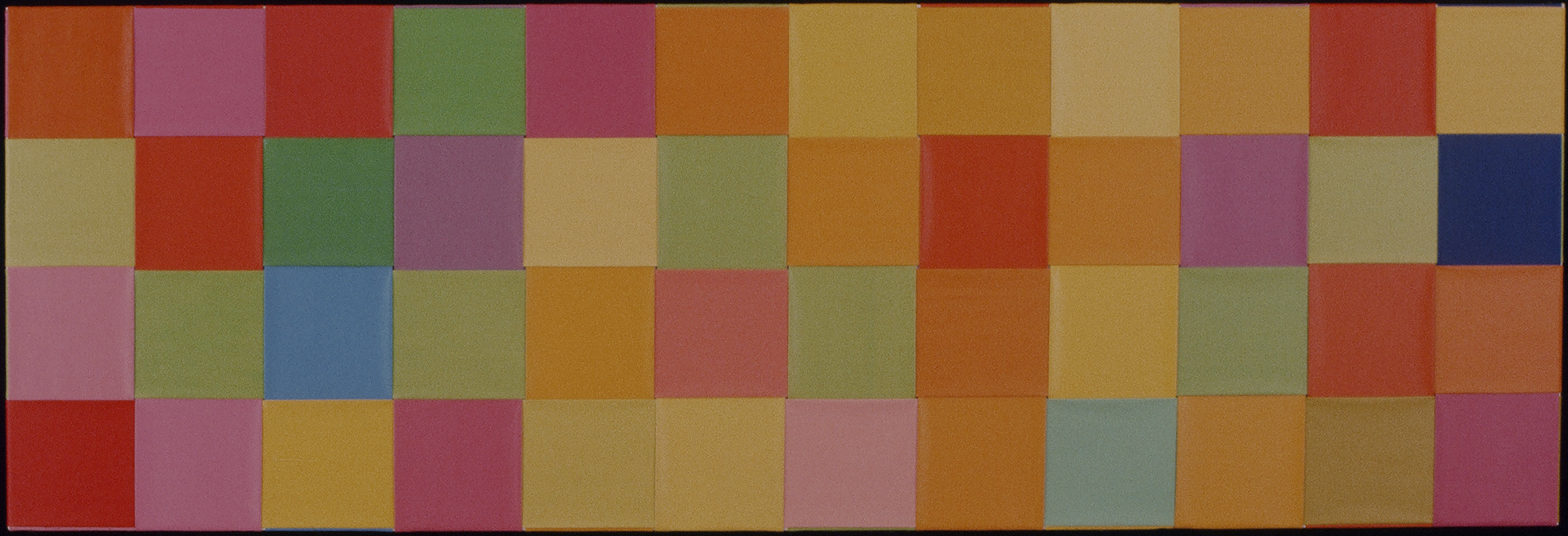 NIAGARA 1976--77 © 24" X 96" WOVEN ACRYLIC ON CANVAS