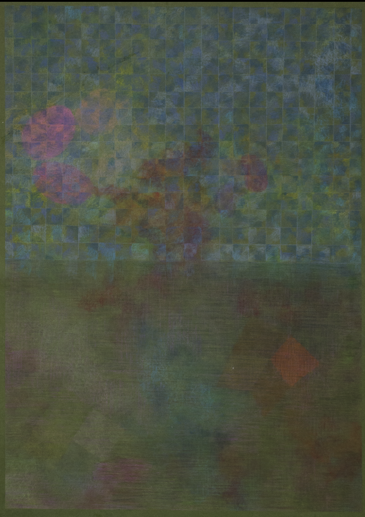 Gary golkin- memories 2018 © 21" w x 29"L colored pencils on paper