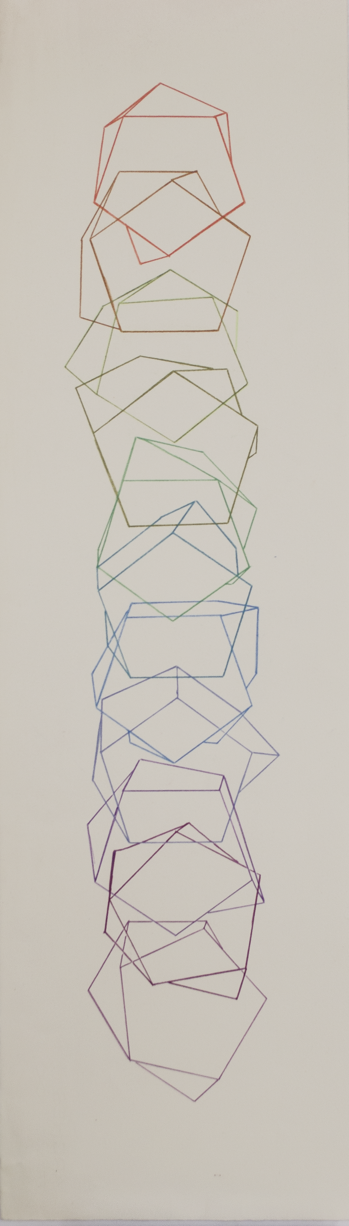 CELEBRATING THE SCUTOID; SCUTOID #1 © 2019 9” (w) x 30” (h)
