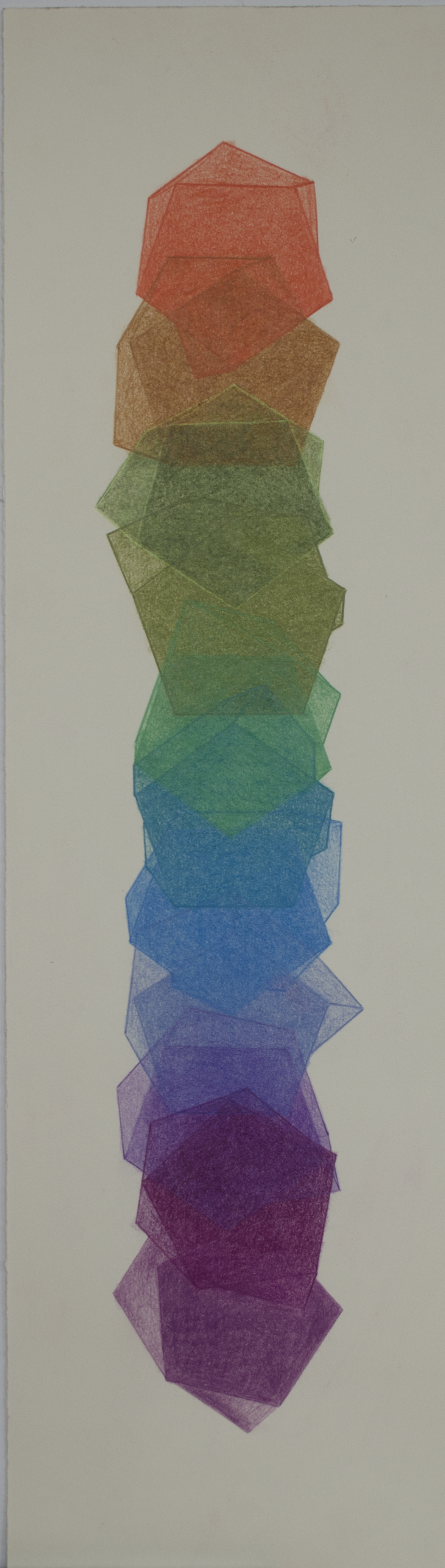 CELEBRATING THE SCUTOID; SCUTOID #2 © 2019 9” (w) x 30” (h)