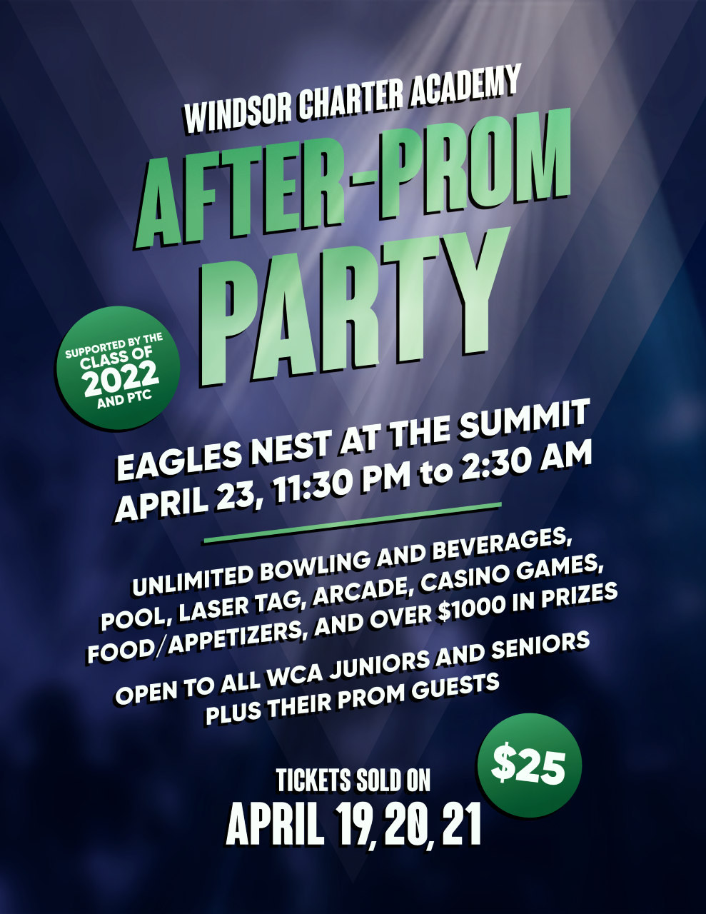 After-Prom Tickets — Windsor Charter Academy