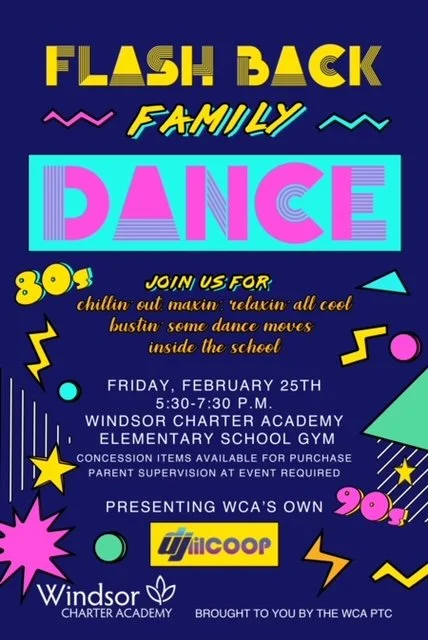 Join us for Family Dance Night! — Windsor Charter Academy