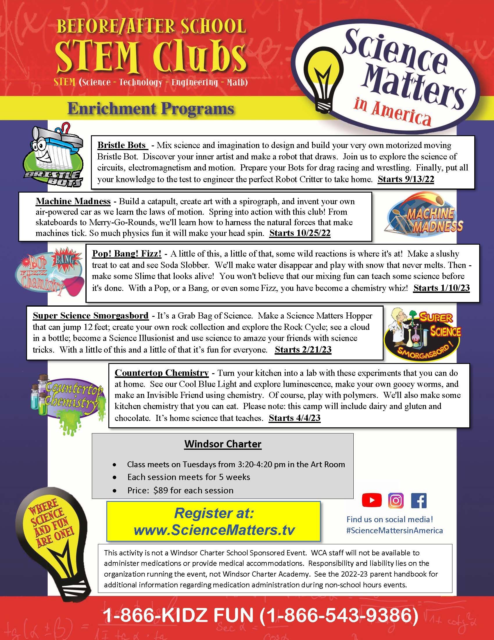 Science Matters — Windsor Charter Academy