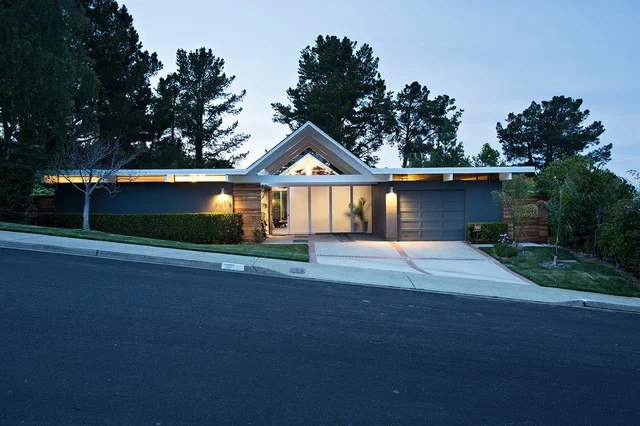 Midcentury exterior design Klopf Architecture