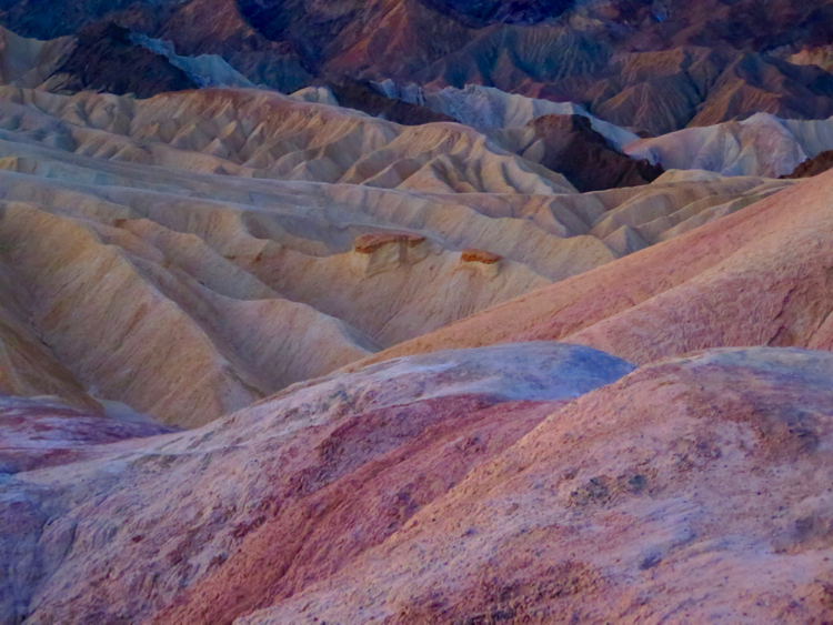 Predawn light; Zabriskie Point