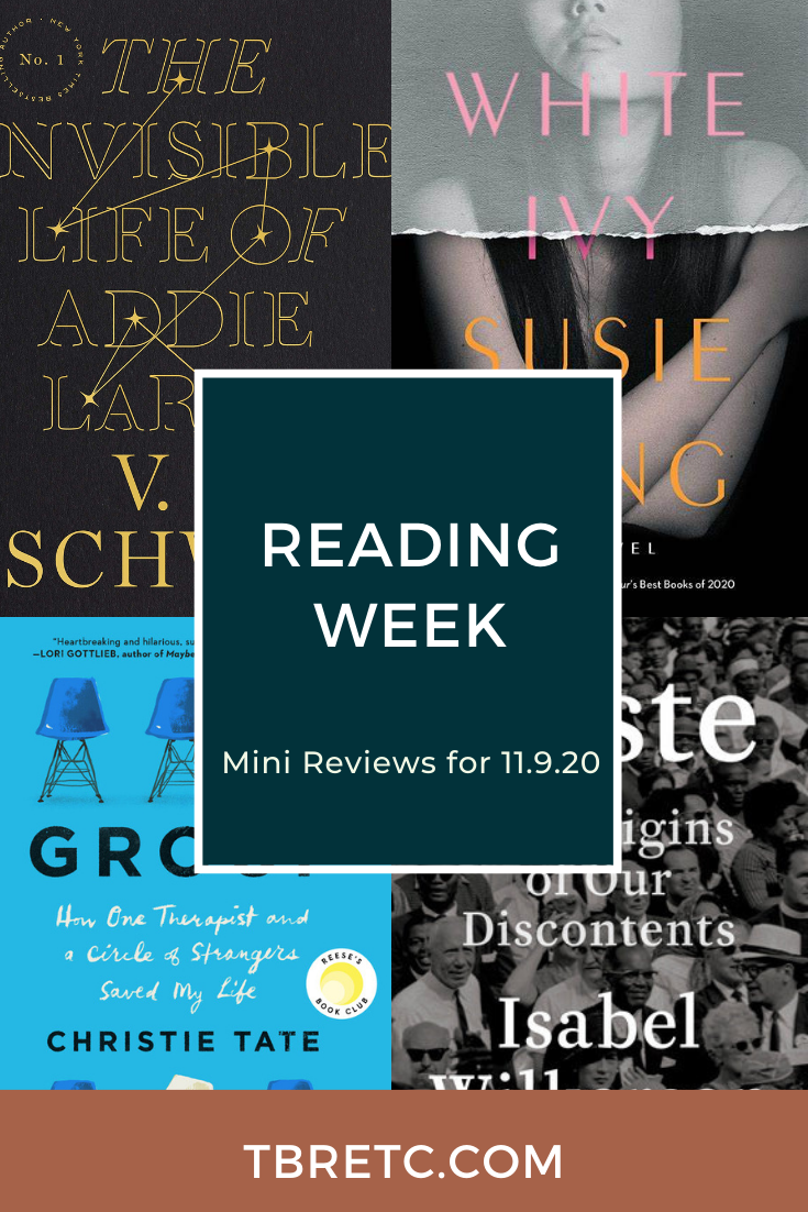 Reading Week | 11.9.20 — Tina | TBR, etc.