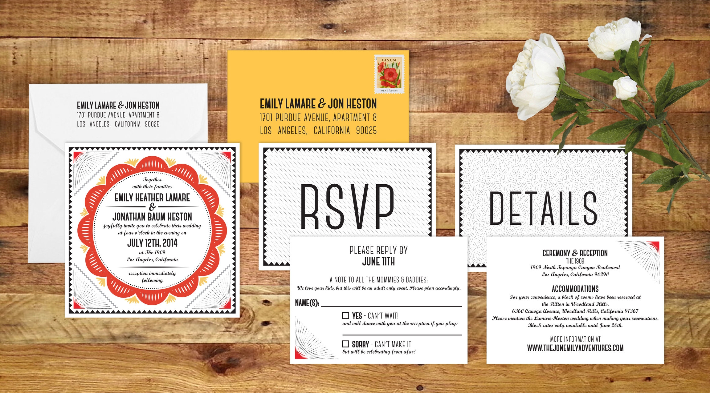 WEDDING INVITATION SET