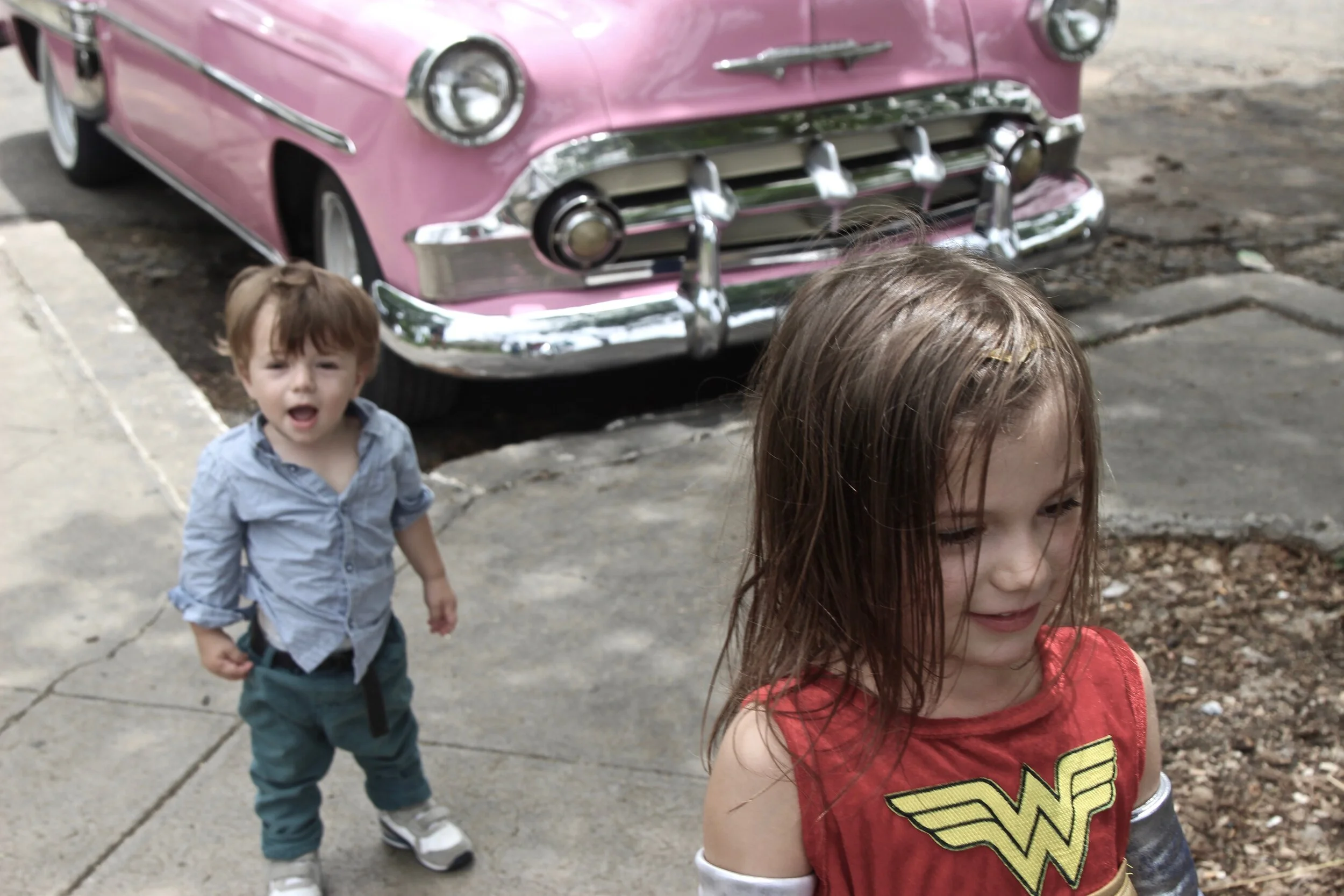 Humans and superheroes - Havana, Cuba.