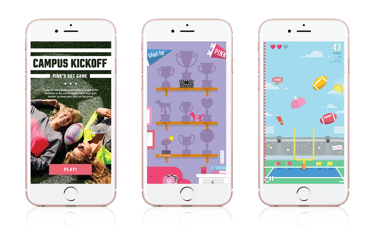      To build awareness and enthusiasm for our popup shop touring bus and with the key insight that our audience is highly engaged with app gaming, our team built an irresistible and addictive Pac-man inspired game.&nbsp;  