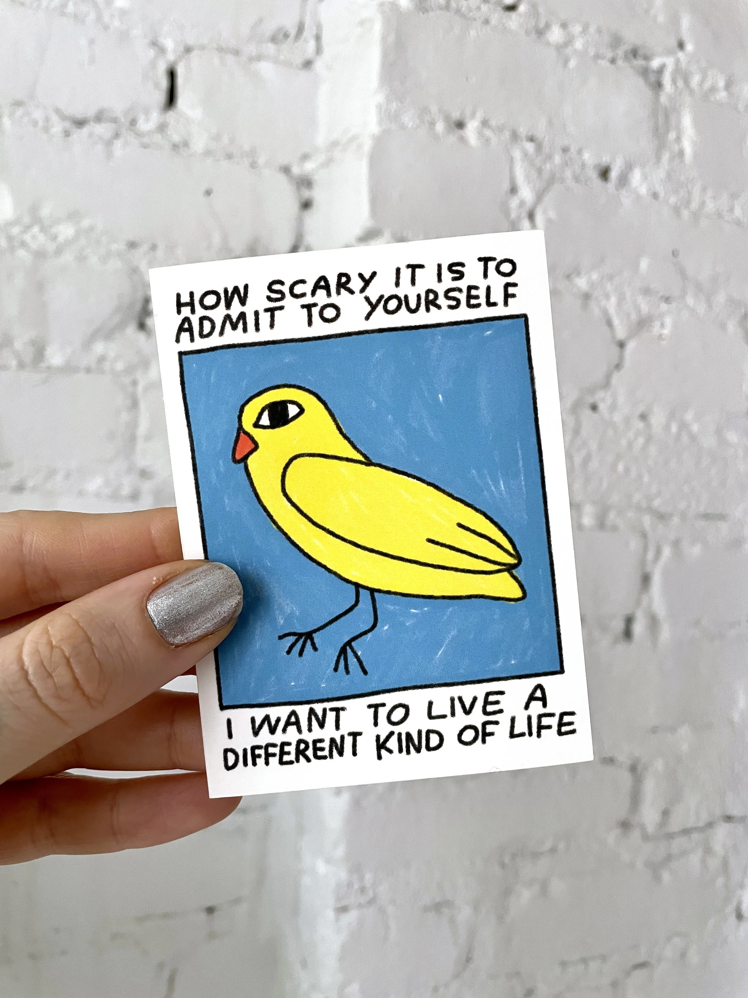 Scary Sticker