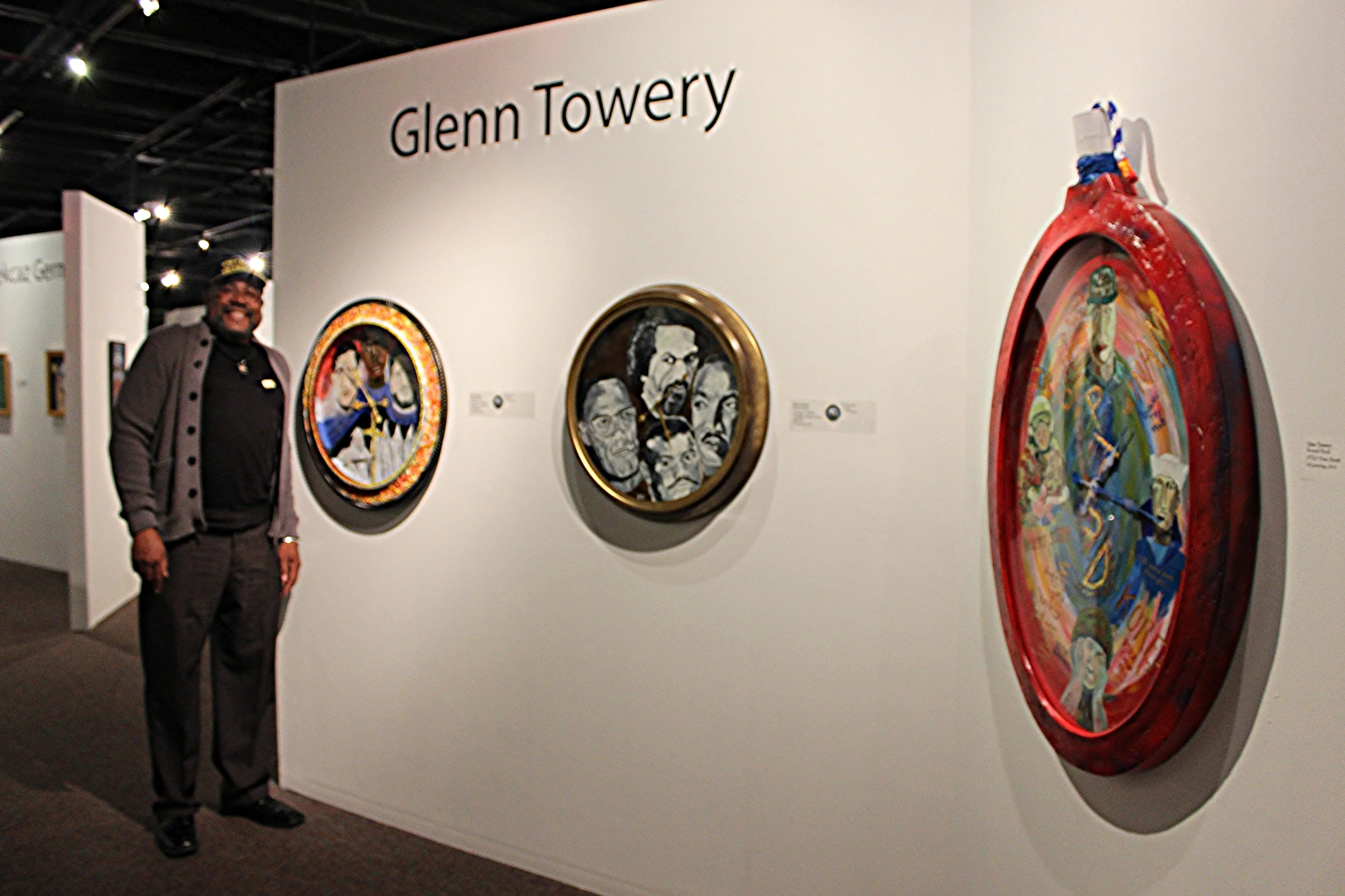 Glenn Towery at Art Exhibit in Texas