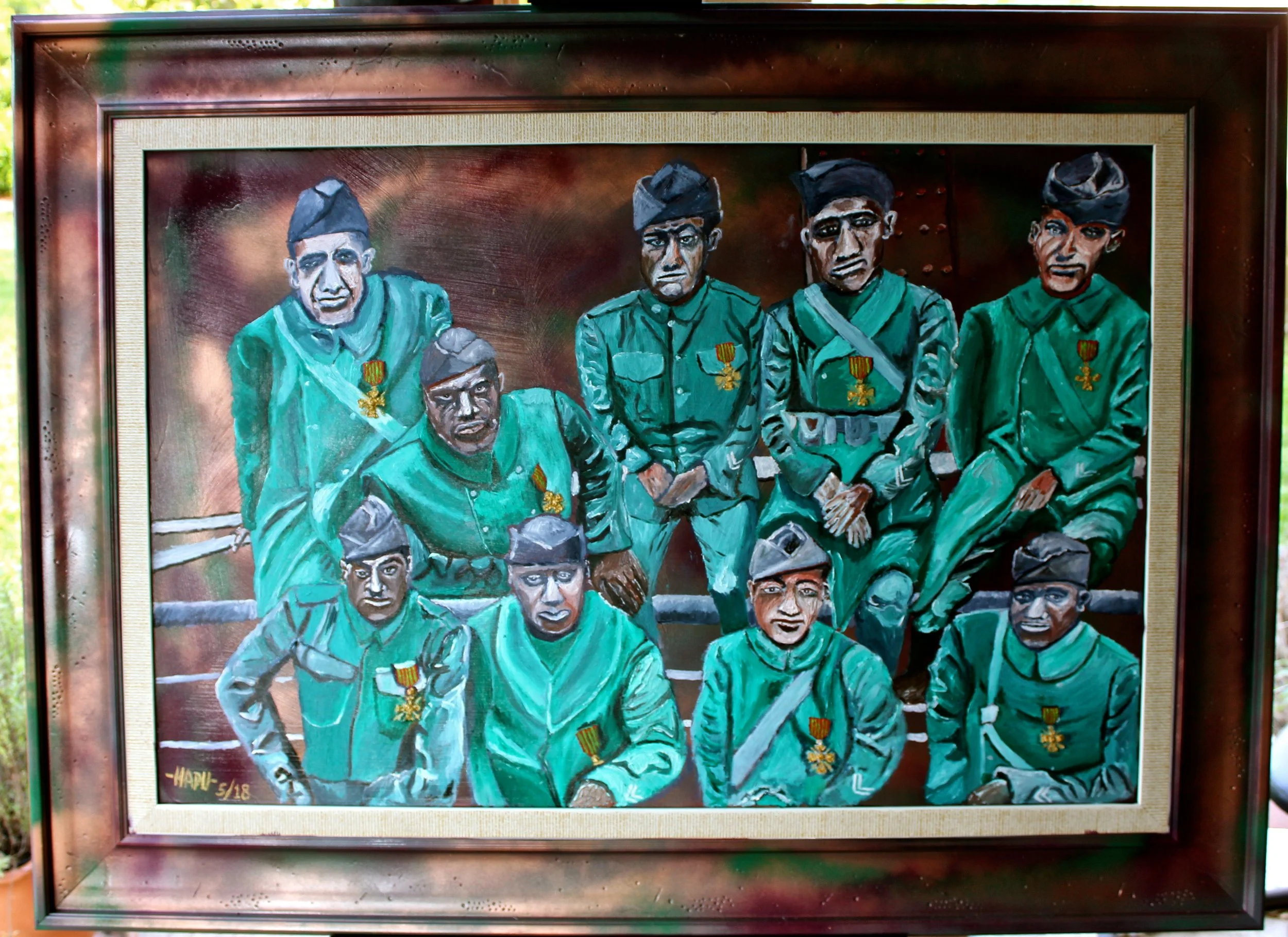 "A FEW OF THE BAVE" (Harlem Hellfighters WWI)