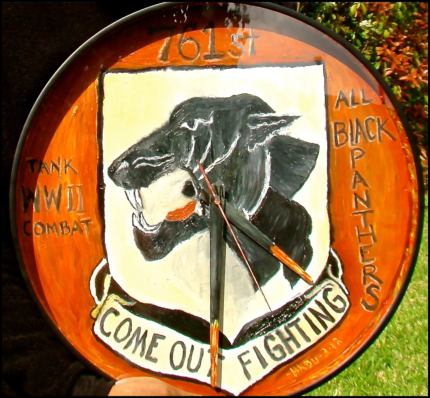  COME OUT FIGHTING "761st Tank Battalions Insignia"