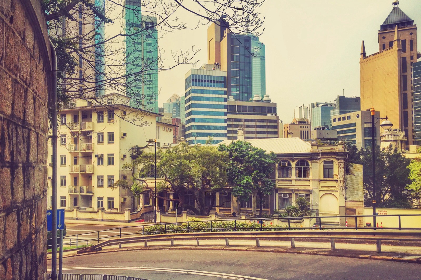 Albany Road, Central Hong Kong