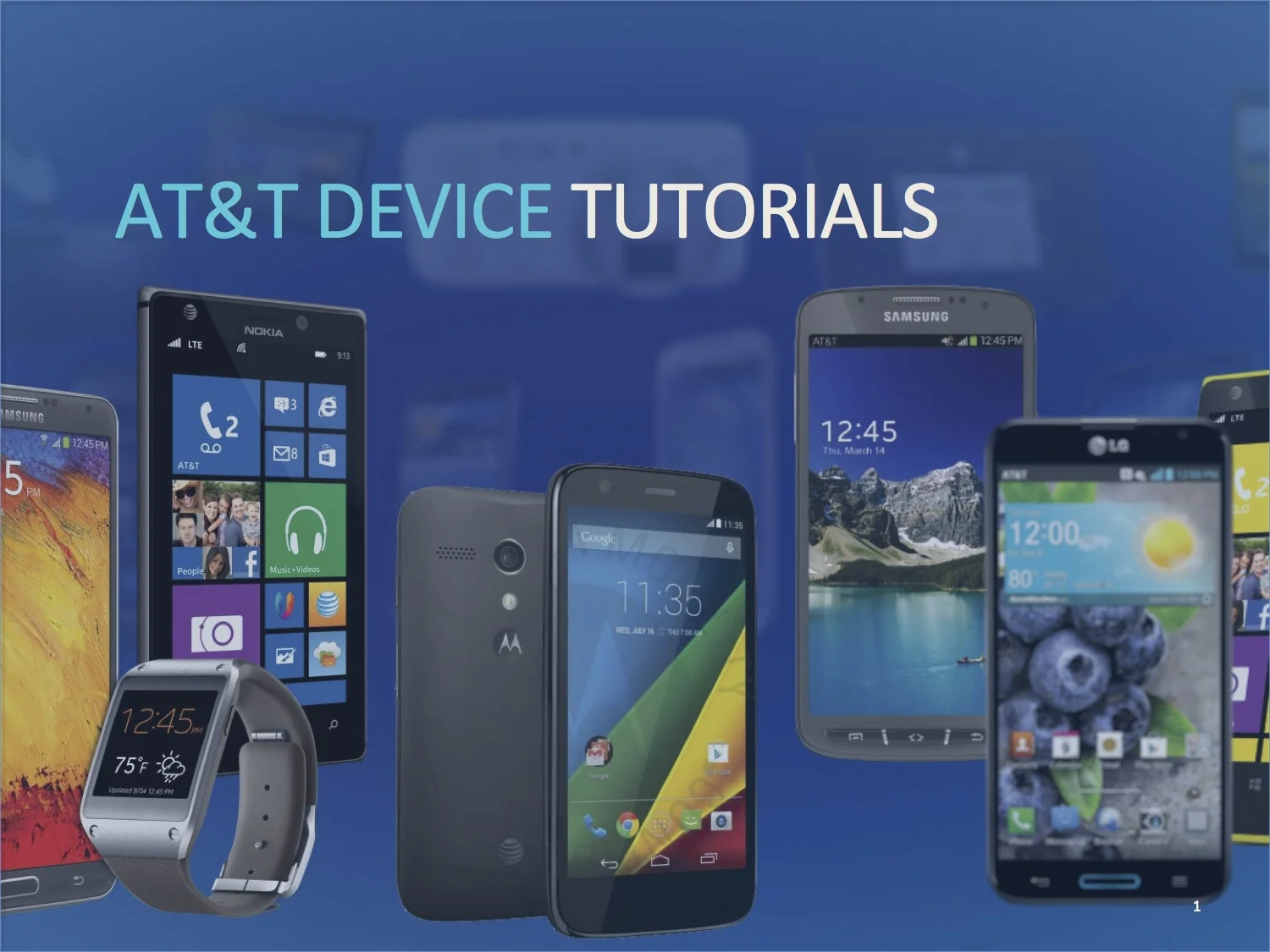 AT&T Device Tutorials