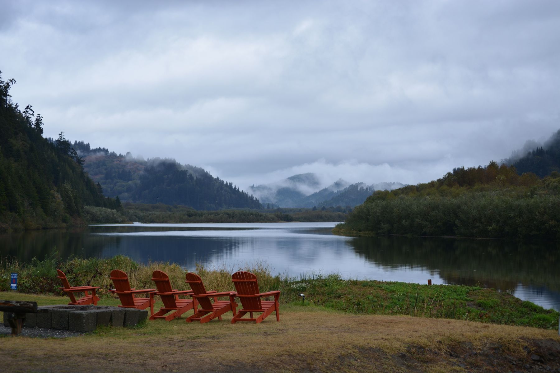 Near the mouth of the Klamath River