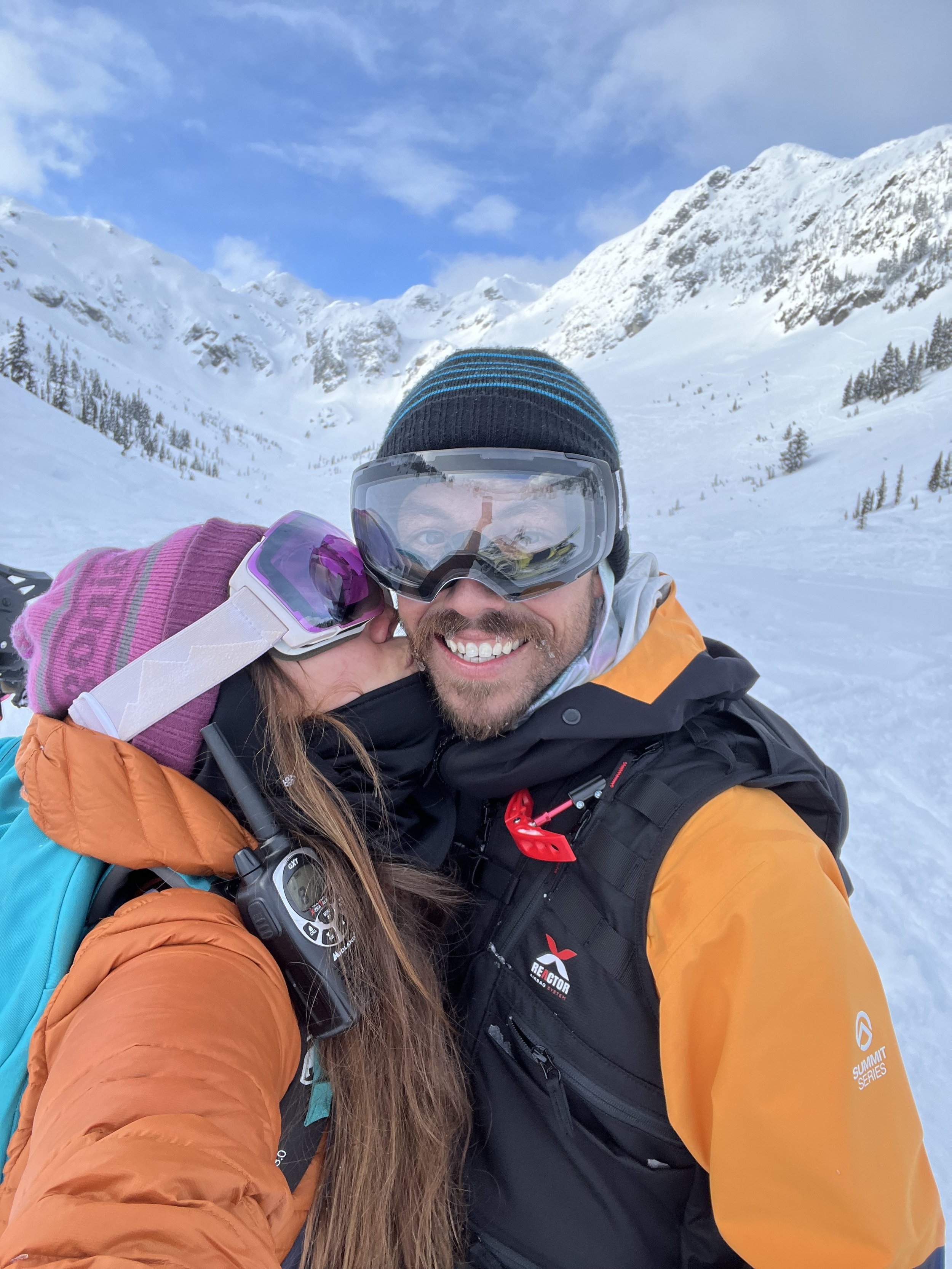 Ski travel in Whistler BC with views of Whistler Blackcomb
