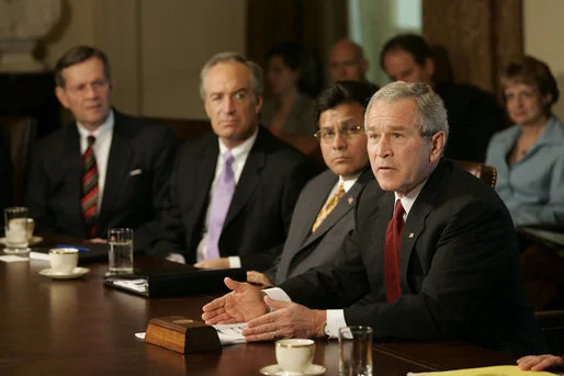 ARG & POTUS Cabinet Meeting 6-1-06.jpg