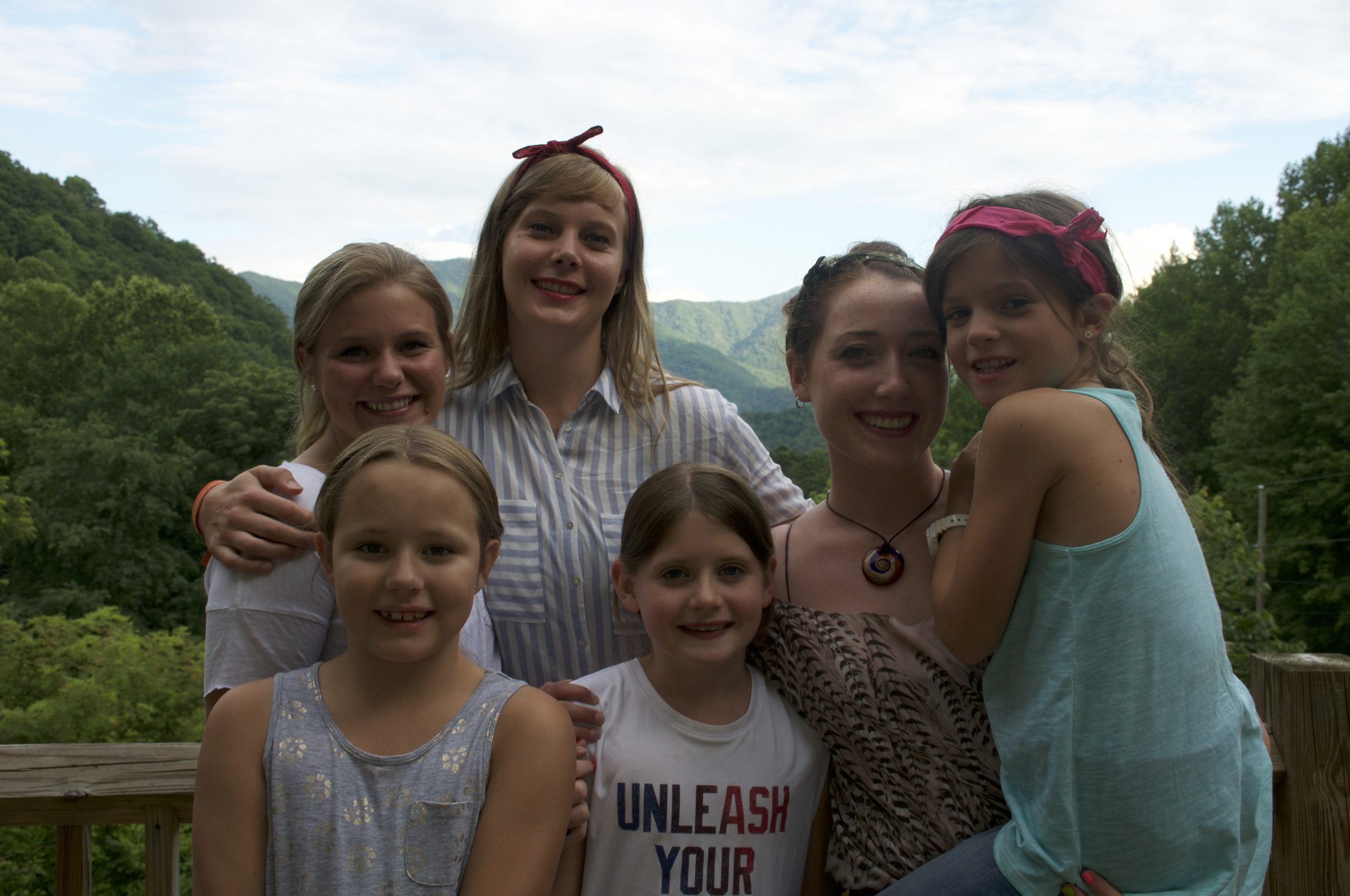 The girls, pre-dance. 