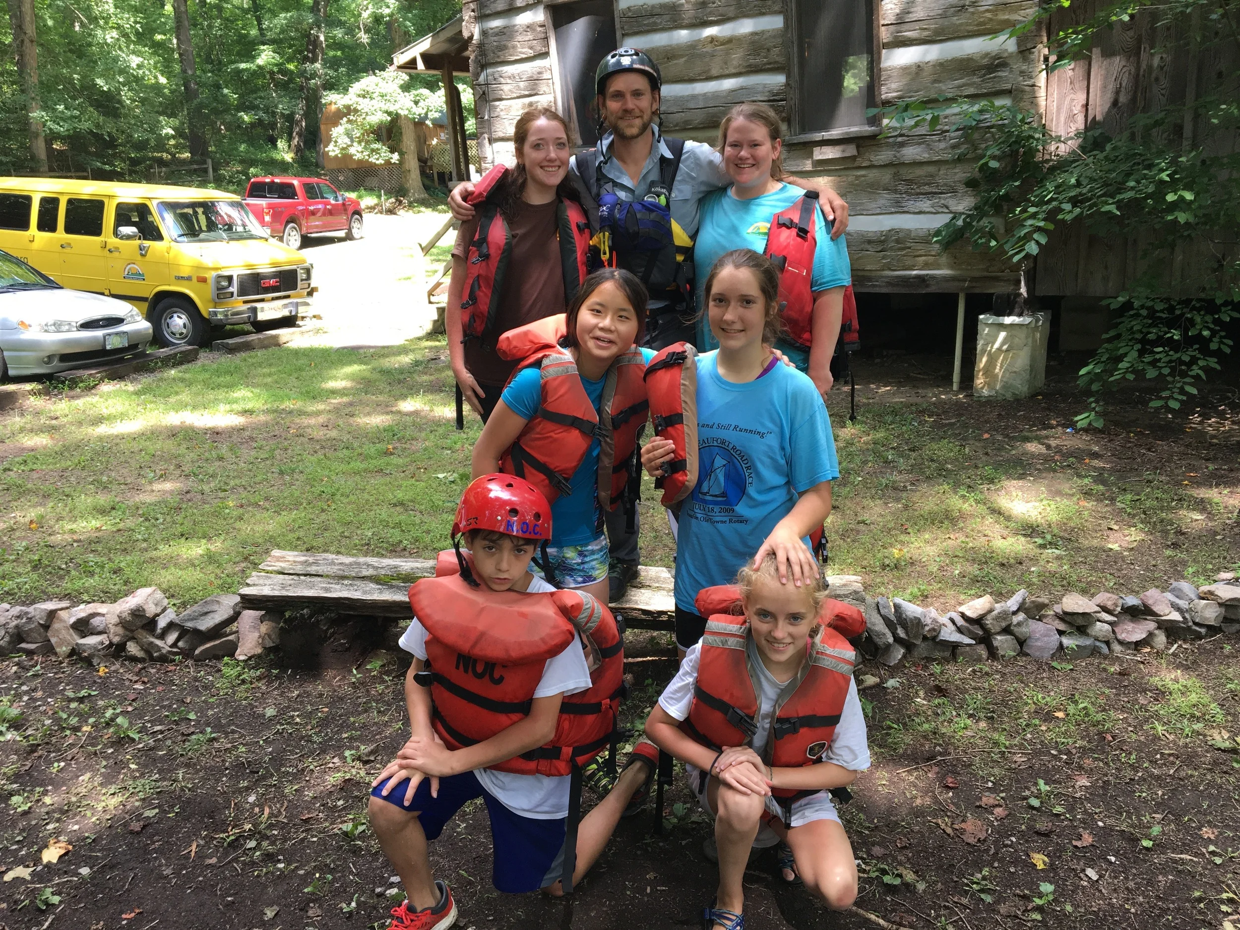 Getting ready to raft!